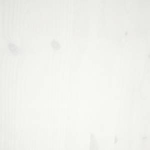 Massivholz-Doppelbett Cenan Kiefer Weiß gebeizt & lackiert / Grau - 180 x 200cm
