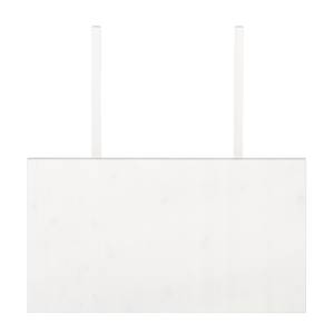 Ansteckplatte Boston Kiefer massiv - Pinie Weiß - 40 x 78 cm