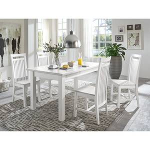 Table Boston Pin massif - Pin blanc - 120 x 78 cm