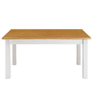 Eettafel Boston massief grenenhout - Wit grenenhout/loogkleurig grenenhout - 120 x 78 cm