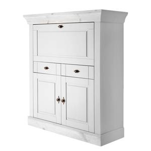 Secretaire Bergen massief grenenhout - Wit grenenhout