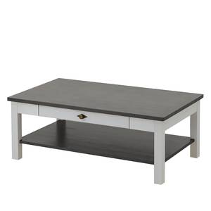 Table basse Bergen II Pin massif - pin blanc / pin gris - Epicéa blanc / Epicéa gris