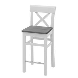Chaise de bar Fjord Pin massif - Epicéa blanc / Epicéa gris - Hauteur : 96 cm