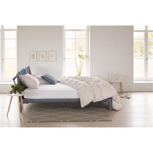 Drap-housse en jersey Coton - Blanc - 90 x 200 cm