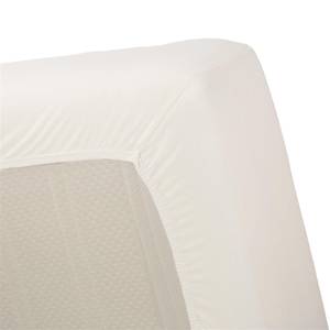 Drap-housse en jersey Coton - Blanc - 90 x 200 cm