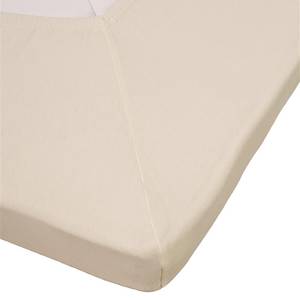 Spannbettlaken Jersey für Topper Natur - Baumwolle - Abmessungen 200x90x35cm - Ivory - 70 x 210 cm