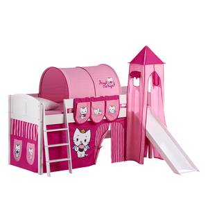 Spielbett Angel Cat Sugar -Kiefer massiv mit Turm und Rutsche