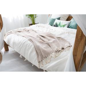 Biancheria da letto Lizonne Beige - 155 x 220 cm + cuscino 80 x 80 cm