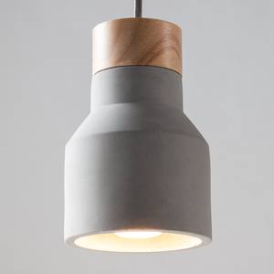 Suspension Lylia I Béton / Bois - 1 ampoule