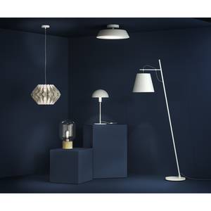 Lampada a sospensione Skulpa cotone / metallo - 1 luce - Bianco crema