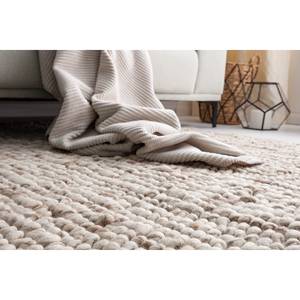 Wollteppich Hellerup Mischgewebe - Beige - 160 x 230 cm