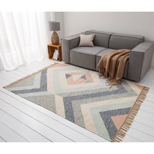 Tapis en laine Allinge Tissu mélangé - Bleu - 163 x 235 cm