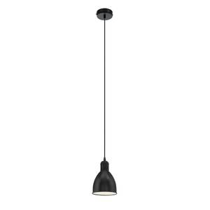 Suspension Priddy II Acier - 1 - Noir - Noir - Nb d'ampoules : 1