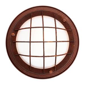 Wandlamp Typhoon I glas/ijzer - Roestbruin - Diameter: 29 cm