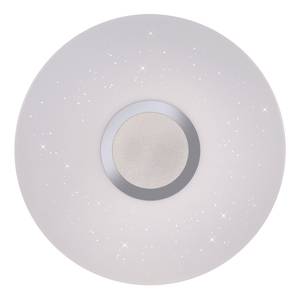 LED-Deckenleuchte Jonas Creston Weiß / Stahl - 1-flammig - Durchmesser: 42 cm