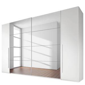 Armoire à vêtements Padilla Blanc - 312 cm (4 porte) - Largeur : 312 cm