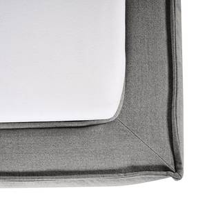 Lit capitonné Kinx Tissu - 160 x 200cm - Gris - Tissu KINX : Gris - 160 x 200cm