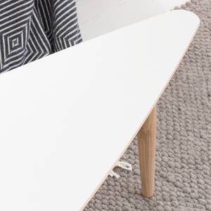 Tavolino da salotto Mandal I Bianco / Quercia chiaro