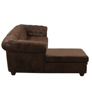 Ecksofa Torquay Vintage Cognac - Longchair davorstehend links