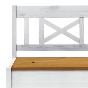 Banc Fjord sans accoudoirs Pin massif - Epicéa blanc / Epicéa lessivé - Largeur : 84 cm