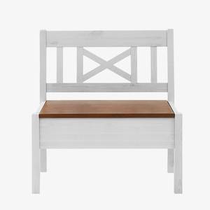 Banc Fjord sans accoudoirs Pin massif - Epicéa blanc / Epicéa ambre jaune - Largeur : 84 cm