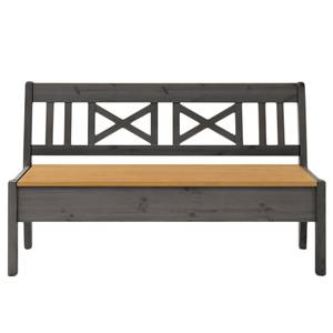 Banc Fjord sans accoudoirs Pin massif - Epicéa gris / Epicéa lessivé - Largeur : 148 cm