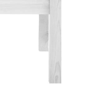 Bank Fjord zonder armleuningen massief grenenhout - Pijnboomhout wit - Breedte: 105 cm