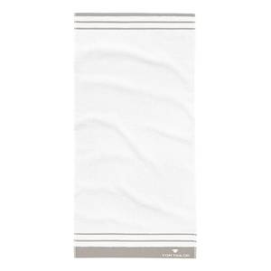 Serviette de sauna Strande Coton - Blanc polaire / Gris minéral