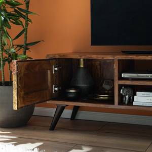 Tv-meubel Orient massief acaciahout/metaal - meerdere kleuren