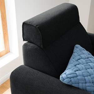 Fauteuil Bora II Tissu - Tissu Saia: Anthracite