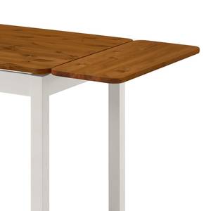 Table extensible Karley Pin massif - Epicéa blanc / Epicéa ambre jaune - 104 x 77 cm