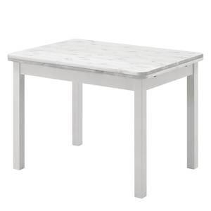 Table extensible Karley Pin massif - Pin blanc - 104 x 77 cm