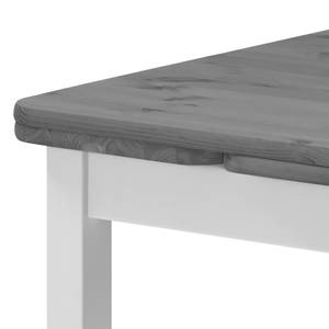 Table extensible Karley Pin massif - Epicéa blanc / Epicéa gris - 104 x 77 cm