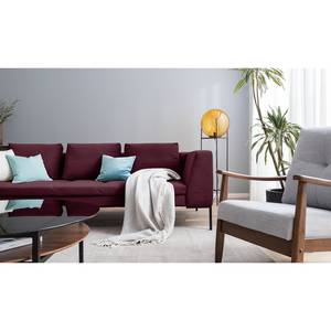 3-Sitzer Sofa MADISON Samt Shyla: Aubergine