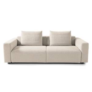 3-Sitzer Sofa FINNY Webstoff Saia: Beige - Sitztiefenverstellung