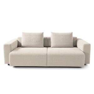 3-Sitzer Sofa FINNY Webstoff Saia: Beige - Sitztiefenverstellung