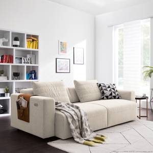 3-Sitzer Sofa FINNY Webstoff Saia: Beige - Sitztiefenverstellung