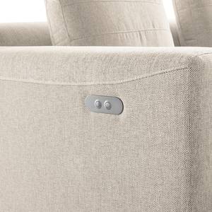 3-Sitzer Sofa FINNY Webstoff Saia: Beige - Sitztiefenverstellung