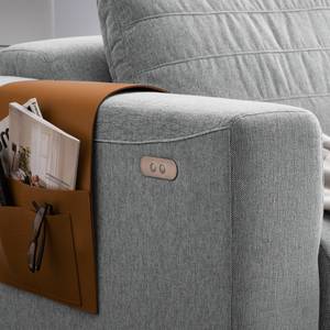 2,5-Sitzer Sofa FINNY Webstoff Saia: Hellgrau - Sitztiefenverstellung