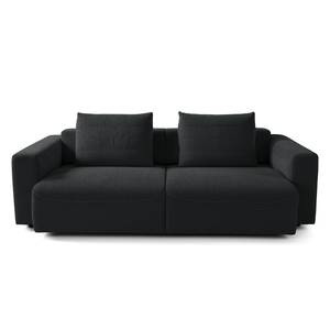 3-Sitzer Sofa FINNY Webstoff Saia: Anthrazit - Sitztiefenverstellung