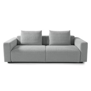 3-Sitzer Sofa FINNY Webstoff Saia: Hellgrau - Keine Funktion