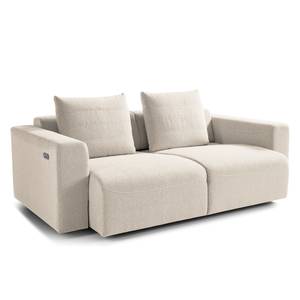 2,5-Sitzer Sofa FINNY Webstoff Saia: Beige - Sitztiefenverstellung