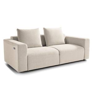 2,5-Sitzer Sofa FINNY Webstoff Saia: Beige - Sitztiefenverstellung