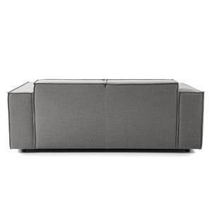 2 places Canapé KINX Tissu - Tissu Milan : Gris clair - Avec réglage de la profondeur d'assise