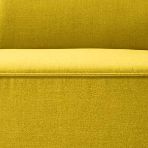 2,5-Sitzer Sofa KINX Webstoff Milan: Gelb - Sitztiefenverstellung