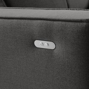 2,5-Sitzer Sofa KINX Webstoff Milan: Anthrazit - Sitztiefenverstellung