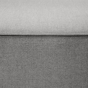 Repose-pieds KINX carré Tissu - Tissu Milan : Gris clair