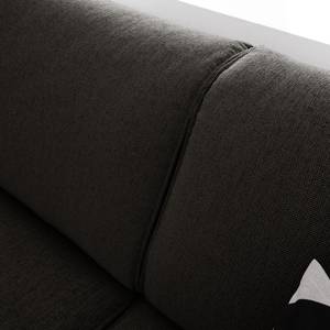 Sofa Crawford (3-Sitzer) I Schwarz - Grau - Textil - 225 x 77 x 90 cm