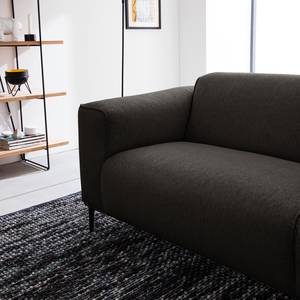 Sofa Crawford (3-Sitzer) I Schwarz - Grau - Textil - 225 x 77 x 90 cm