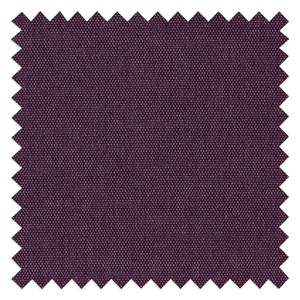 Fauteuil GARBO  avec pied croisé Tissu - Tissu Anda II : Violet - Noir